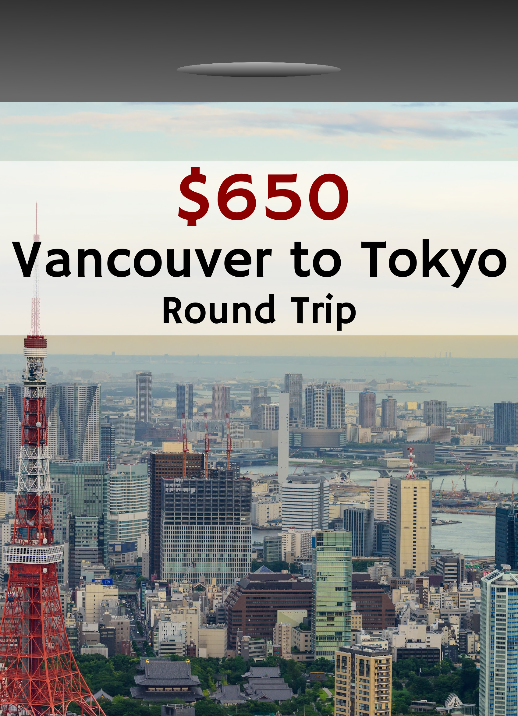 Tokyo flight deal